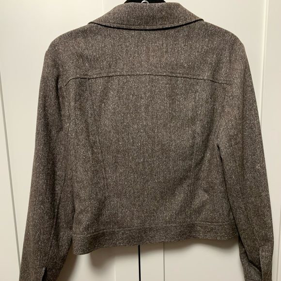Taupe Louben jacket size 10 - Picture 2 of 2
